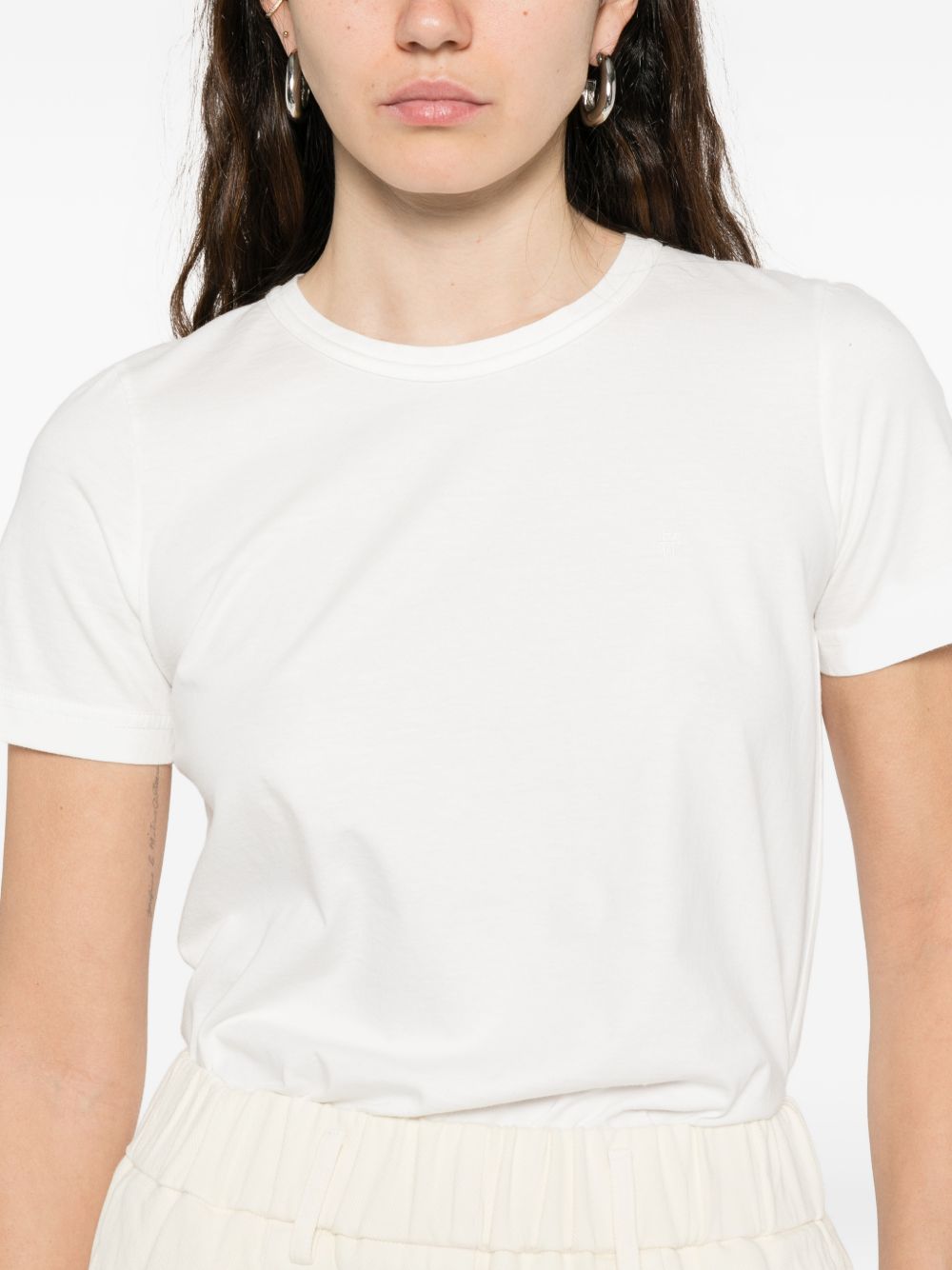 Forte Forte White Organic Cotton T‑Shirts & Polos