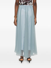 Forte Forte Grey Chiffon Skirt — Long, Fluid Elegance