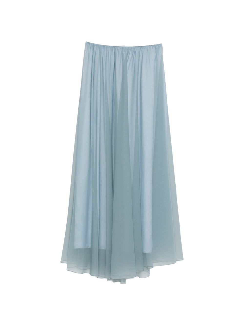Forte Forte Grey Chiffon Skirt — Long, Fluid Elegance