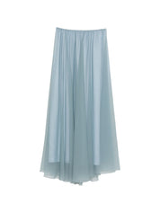 Forte Forte Grey Chiffon Skirt — Long, Fluid Elegance