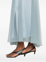 Forte Forte Grey Chiffon Skirt — Long, Fluid Elegance