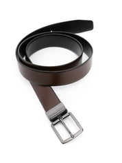 Emporio Armani Brown Leather Belts — Men’s Luxury