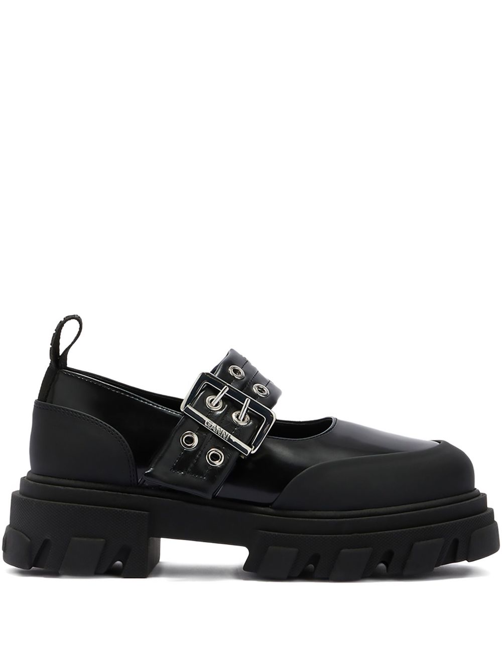 Ganni Flat Shoes Black — New Cleated Ballets