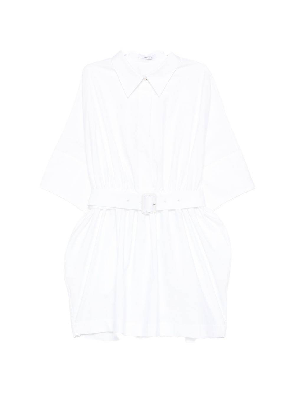 Givenchy Dresses White — Cotton Short Shirtdress