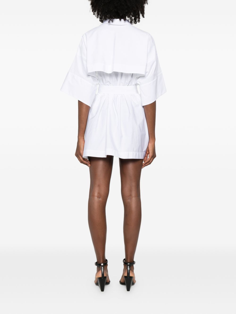Givenchy Dresses White — Cotton Short Shirtdress