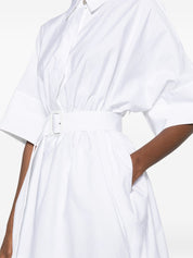 Givenchy Dresses White — Cotton Short Shirtdress