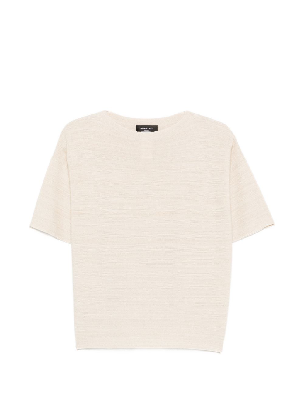 Fabiana Filippi Sweater — Ivory Wool & Cotton Luxury