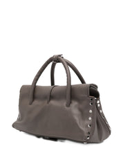 Zanellato Dotta Centauro Small Leather Handbag — Brown