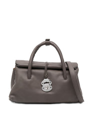 Zanellato Dotta Centauro Small Leather Handbag — Brown