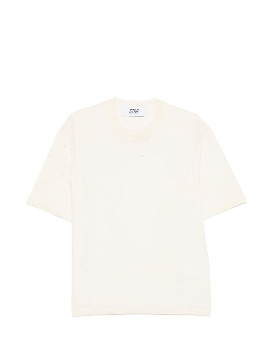 Golden Goose White T-shirts & Polos — Women’s Topwear