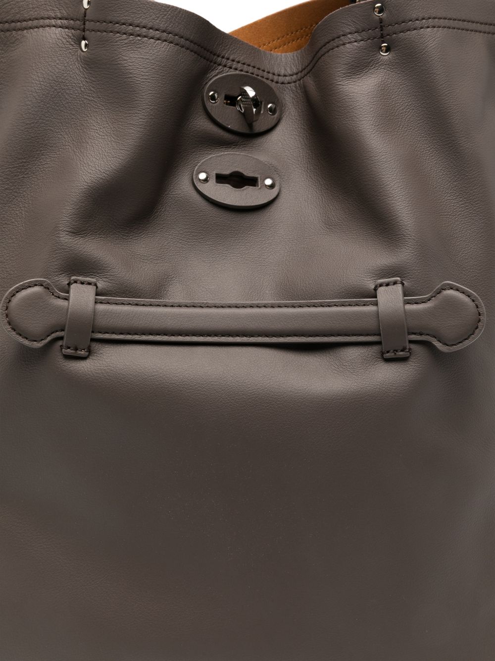 Zanellato Brown Handbag — A'Spasso Saeta Medium