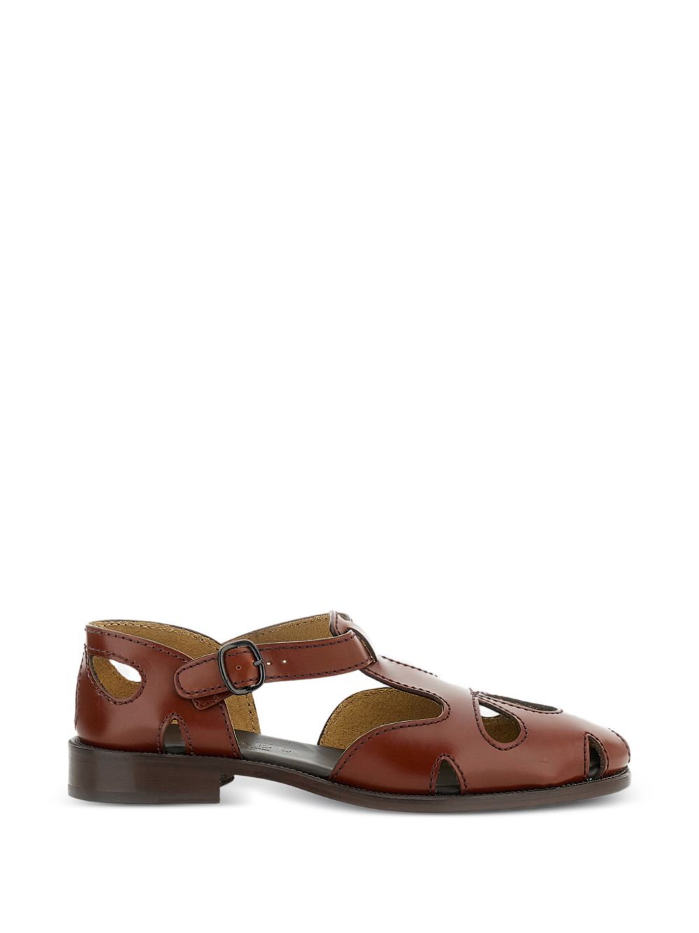 Hereu Sandals Leather Brown — Women's Luxury Sandals