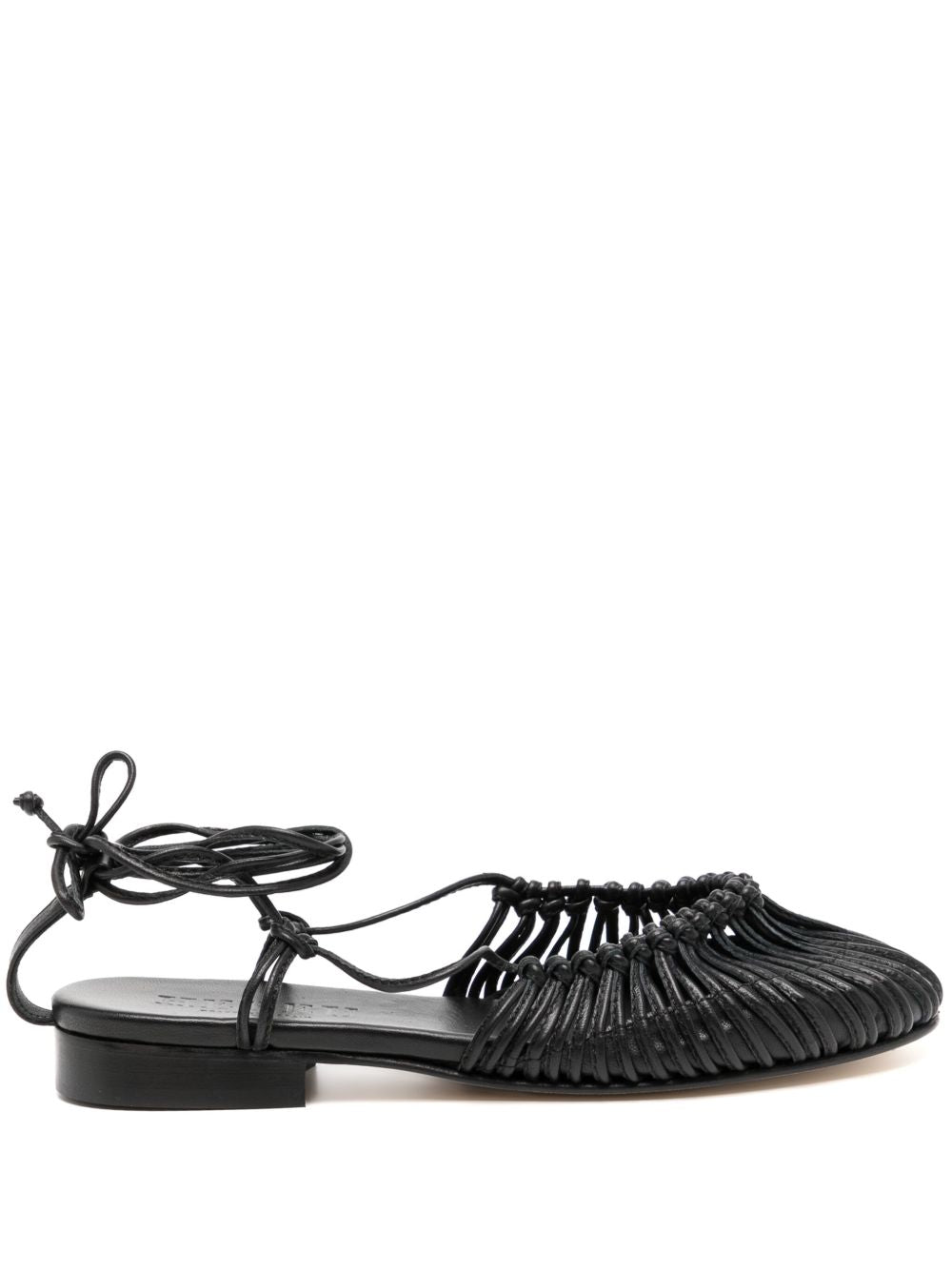 Hereu Flat Shoes Black — Silk Mantera Ballets