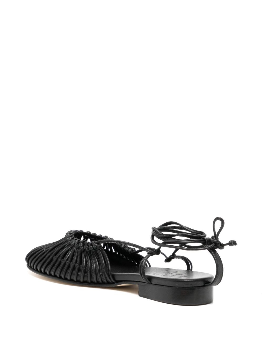 Hereu Flat Shoes Black — Silk Mantera Ballets