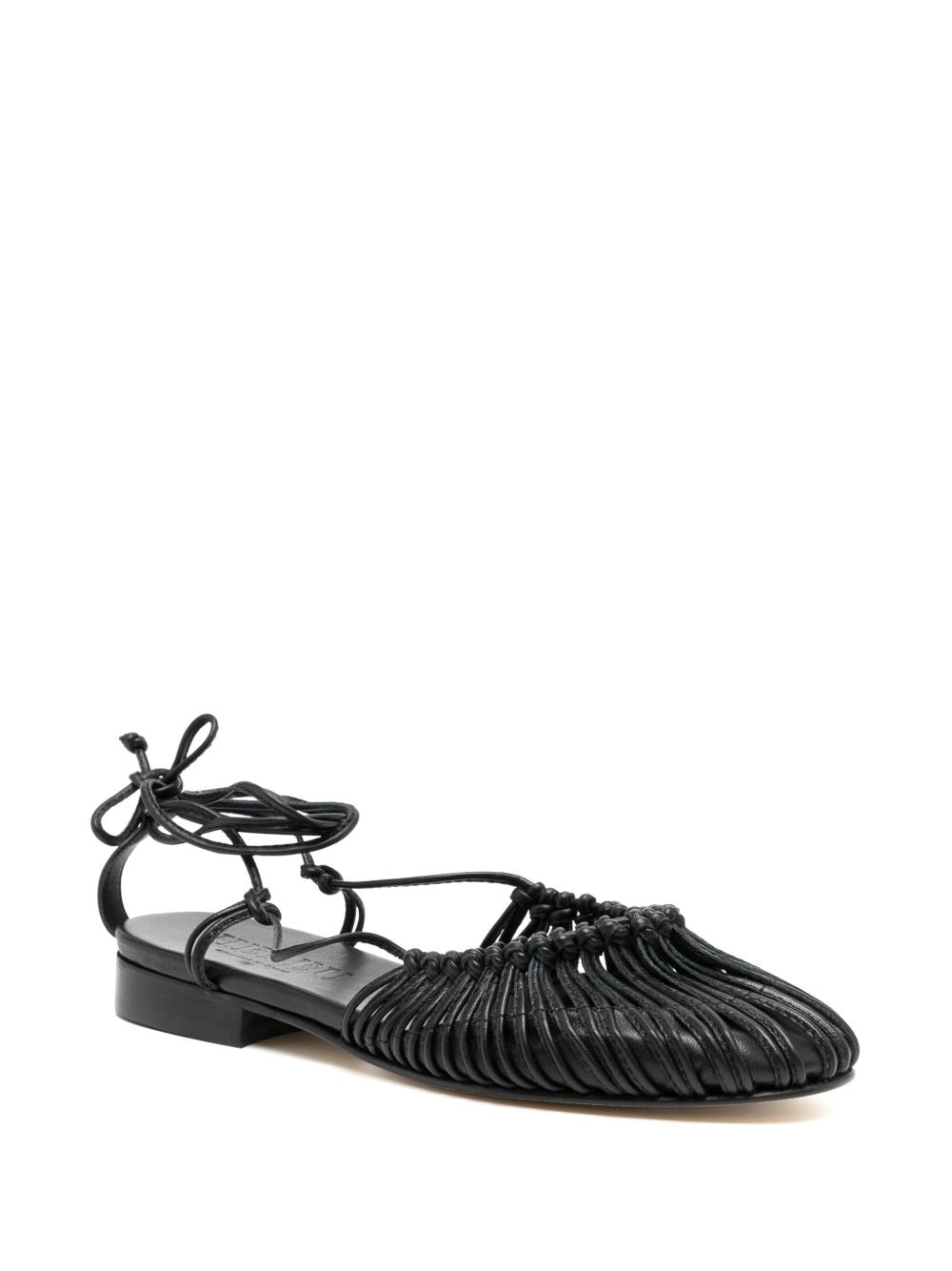Hereu Flat Shoes Black — Silk Mantera Ballets