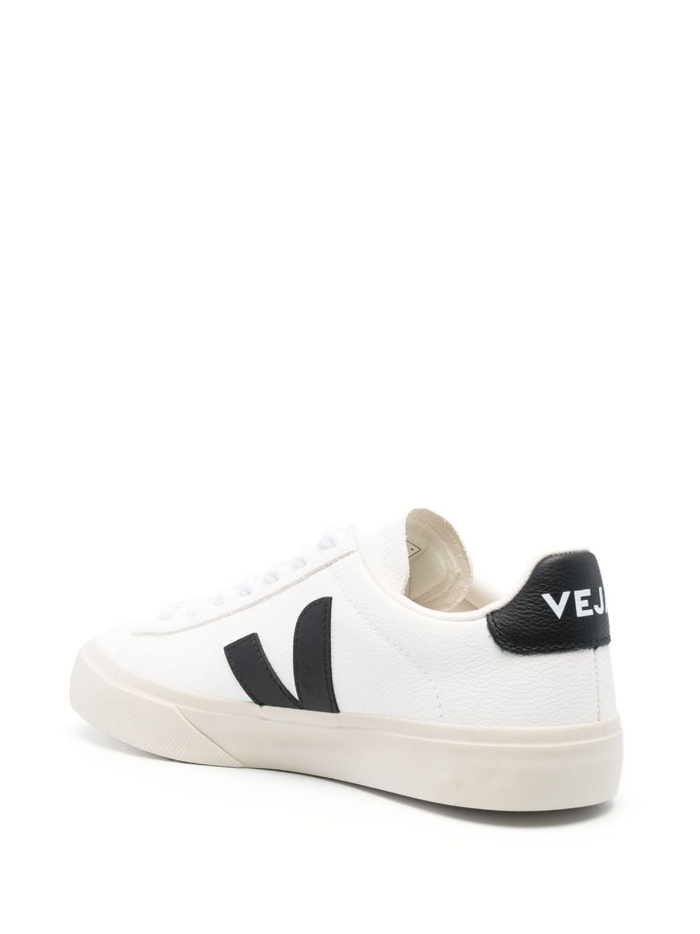 Veja Sneakers Black — Campo Low-Top Leather Sneakers