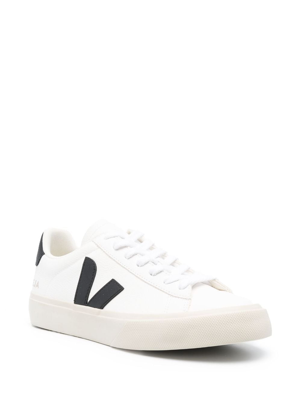 Veja Sneakers Black — Campo Low-Top Leather Sneakers