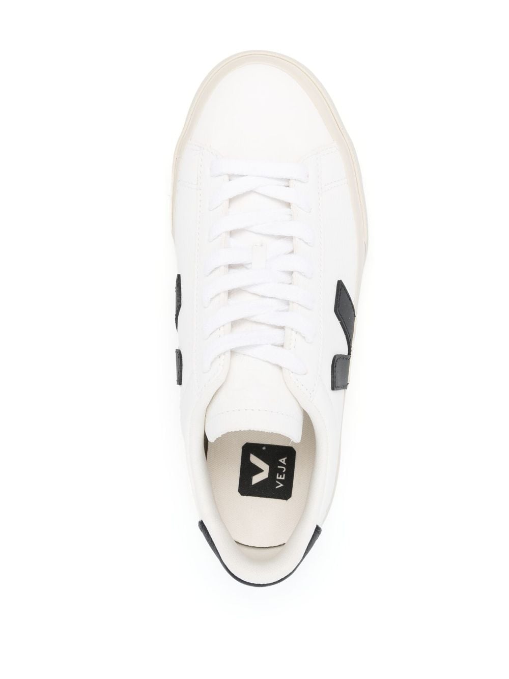 Veja Sneakers Black — Campo Low-Top Leather Sneakers