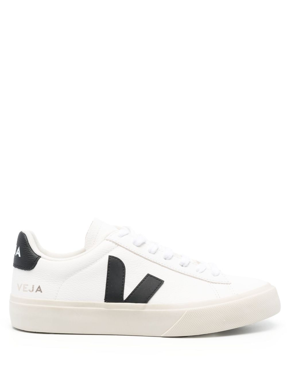 Veja Sneakers Black — Campo Low-Top Leather Sneakers