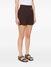 Elisabetta Franchi Brown Short Trousers | New In