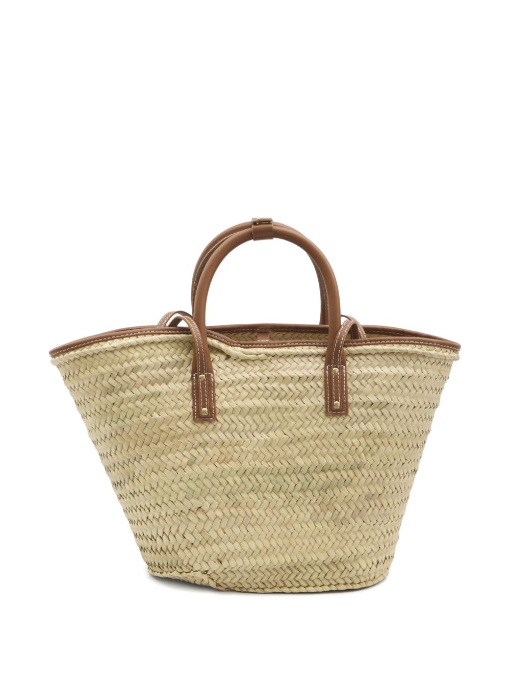 JACQUEMUS Shopper Bag — Leather Brown Le Panier Soli