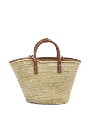 JACQUEMUS Shopper Bag — Leather Brown Le Panier Soli