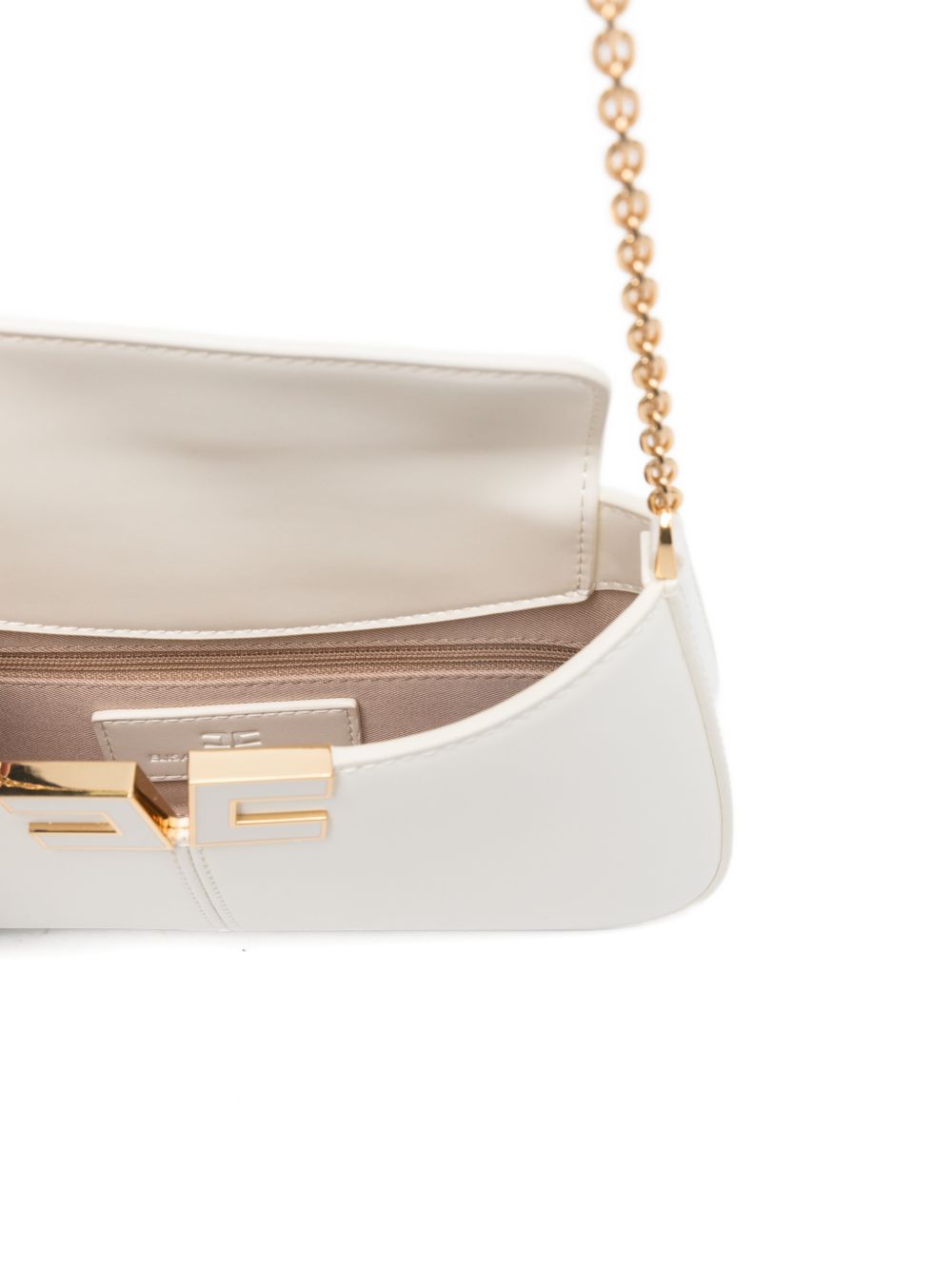 Elisabetta Franchi Shoulder Bag in Ivory — New In