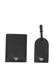 Emporio Armani Wallets — E.ARMANI PRE Black Passport