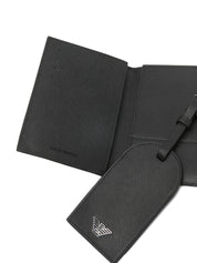 Emporio Armani Wallets — E.ARMANI PRE Black Passport