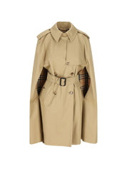 Burberry Coats Beige — Women's Trench Coat, New In