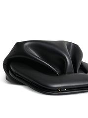 Themoire' Black Clutches — Vegan Leather Clutch