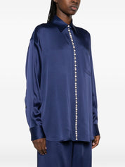 Stella McCartney Shirts — Blue Pearl Shirt Collection
