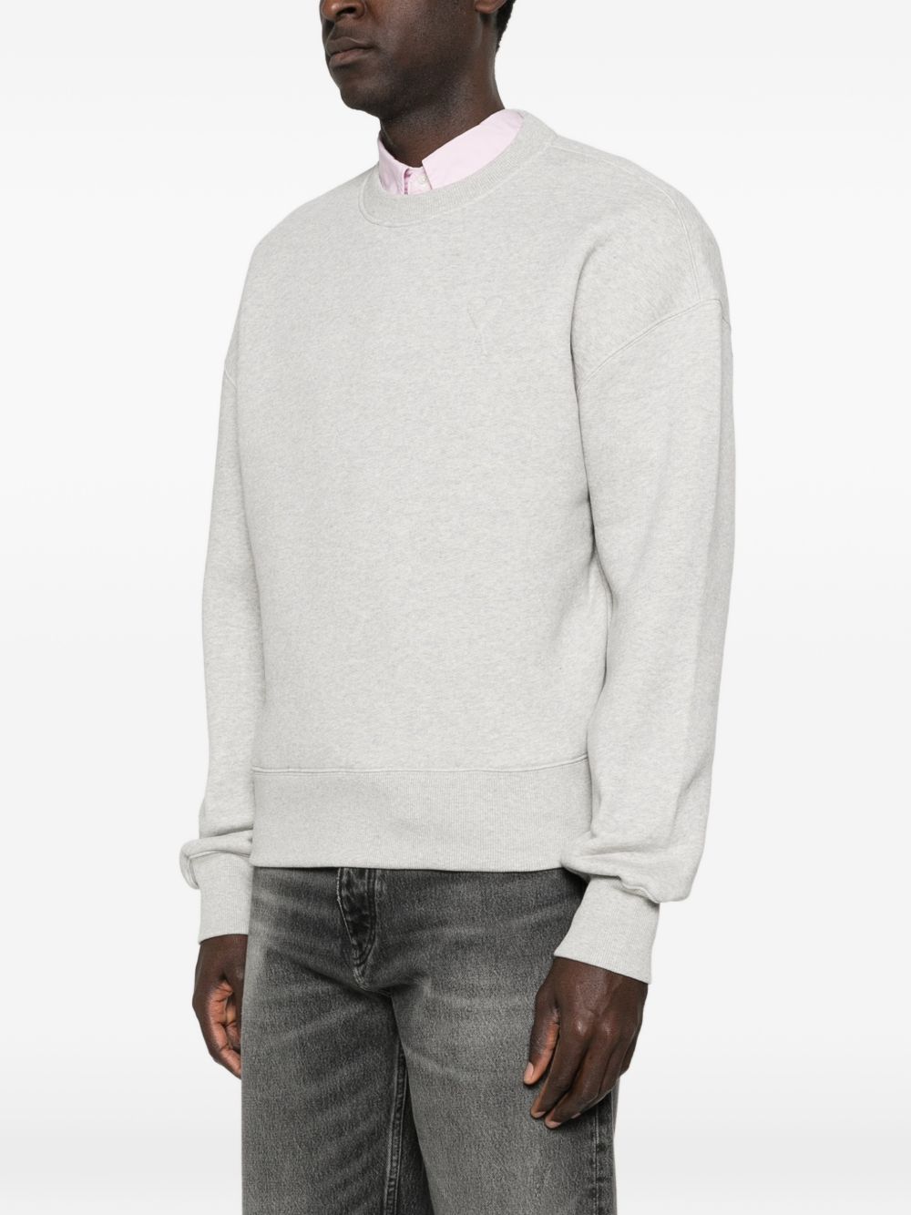 Ami Paris Grey Sweaters — Men's Topwear Collection
