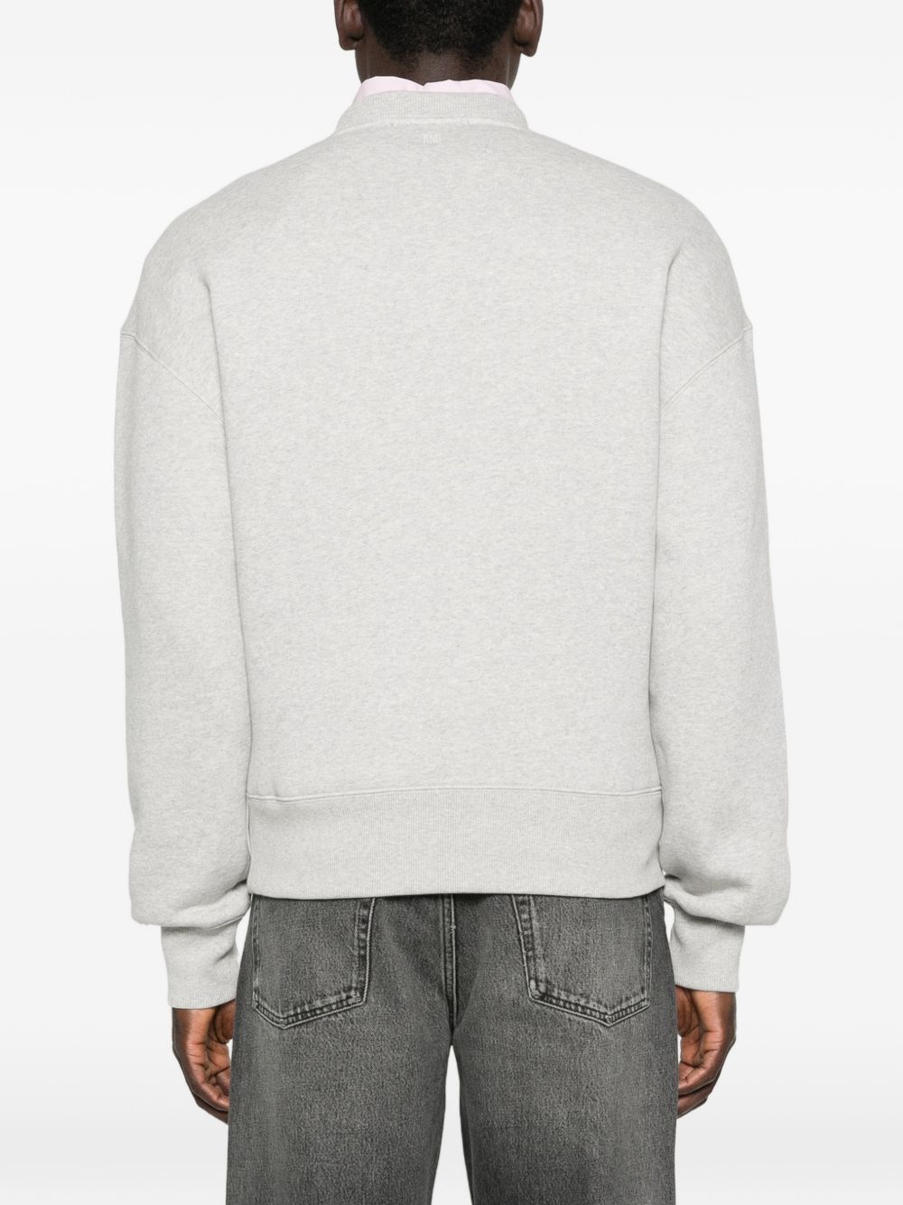 Ami Paris Grey Sweaters — Men's Topwear Collection
