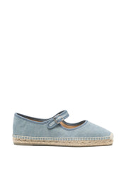 Castañer Flat Shoes — Clear Blue Ballet Flats, New In