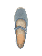 Castañer Flat Shoes — Clear Blue Ballet Flats, New In