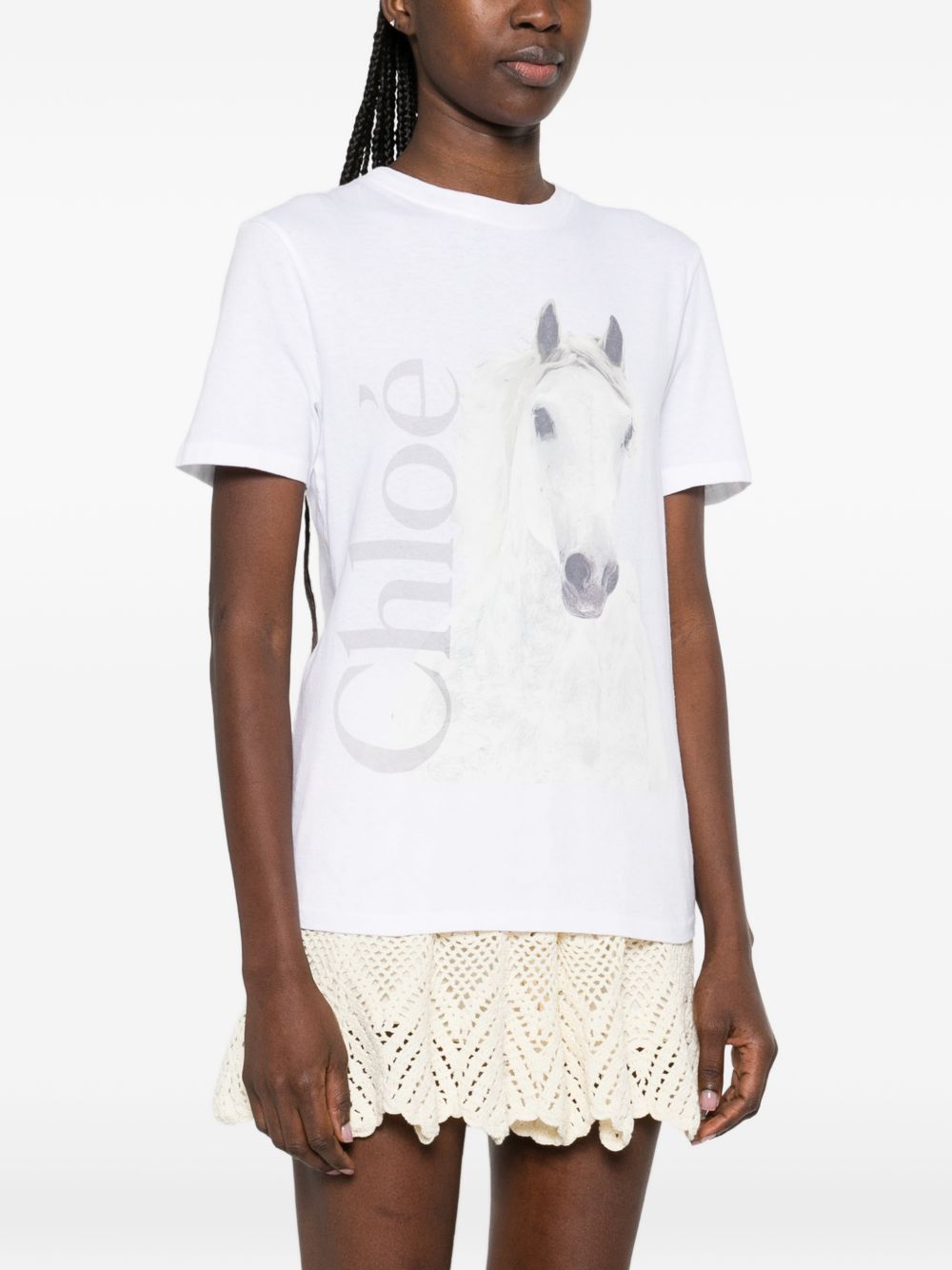 Chloé White T-Shirts & Polos — New In Topwear