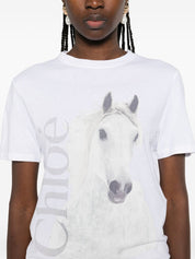 Chloé White T-Shirts & Polos — New In Topwear
