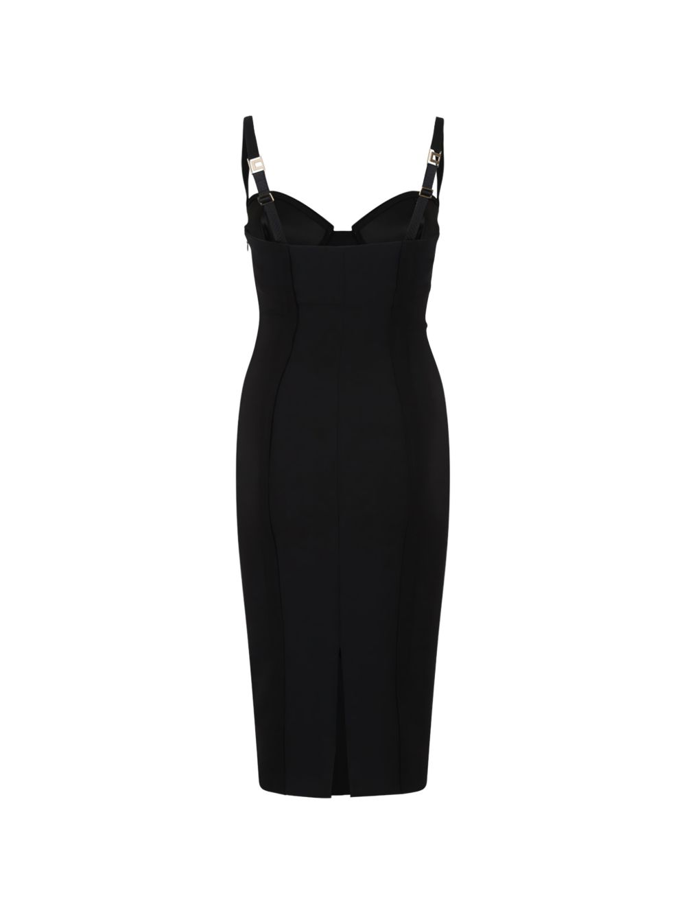 Elisabetta Franchi Dresses Black – Sleek Midi Dress