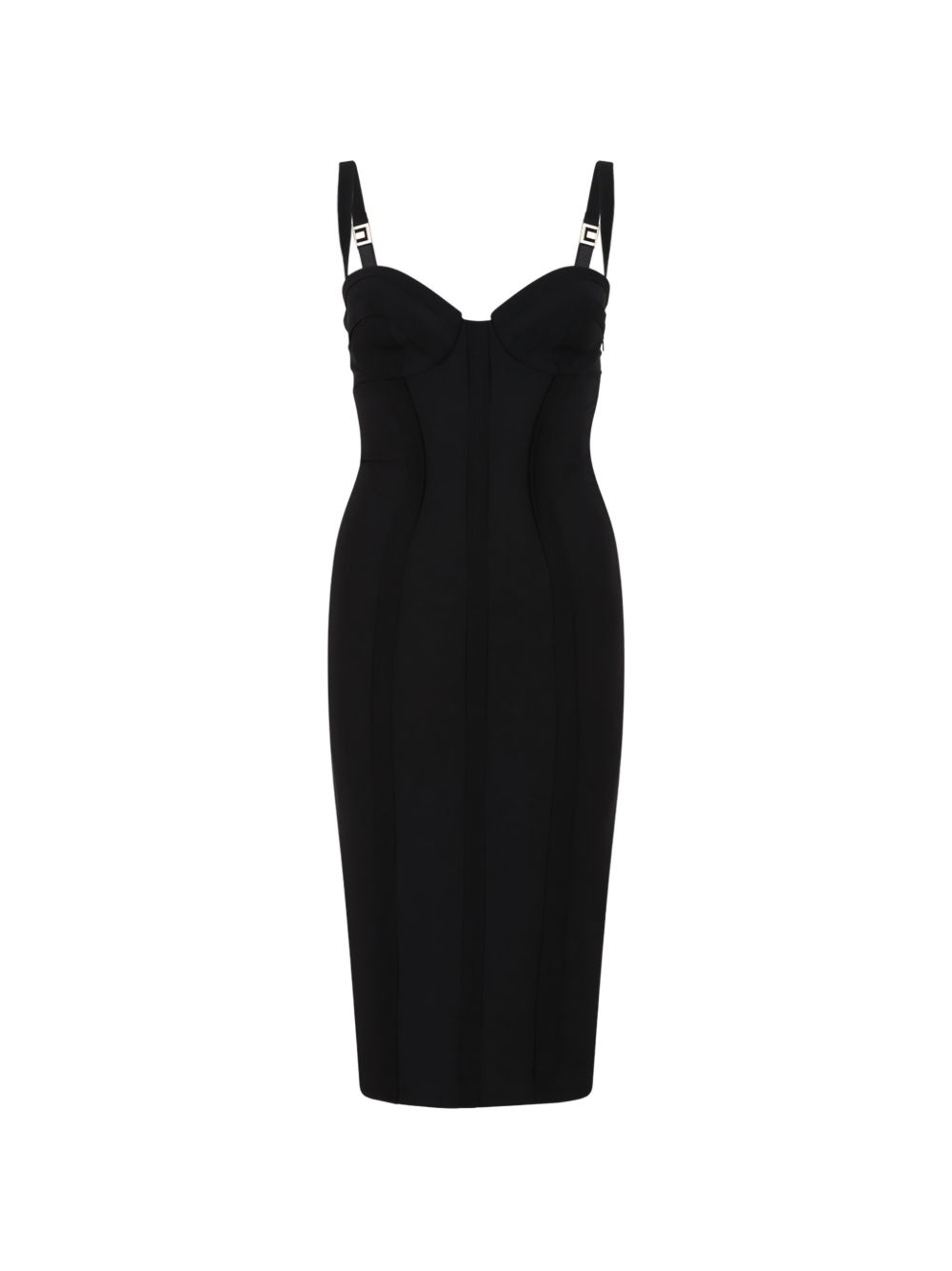 Elisabetta Franchi Dresses Black – Sleek Midi Dress