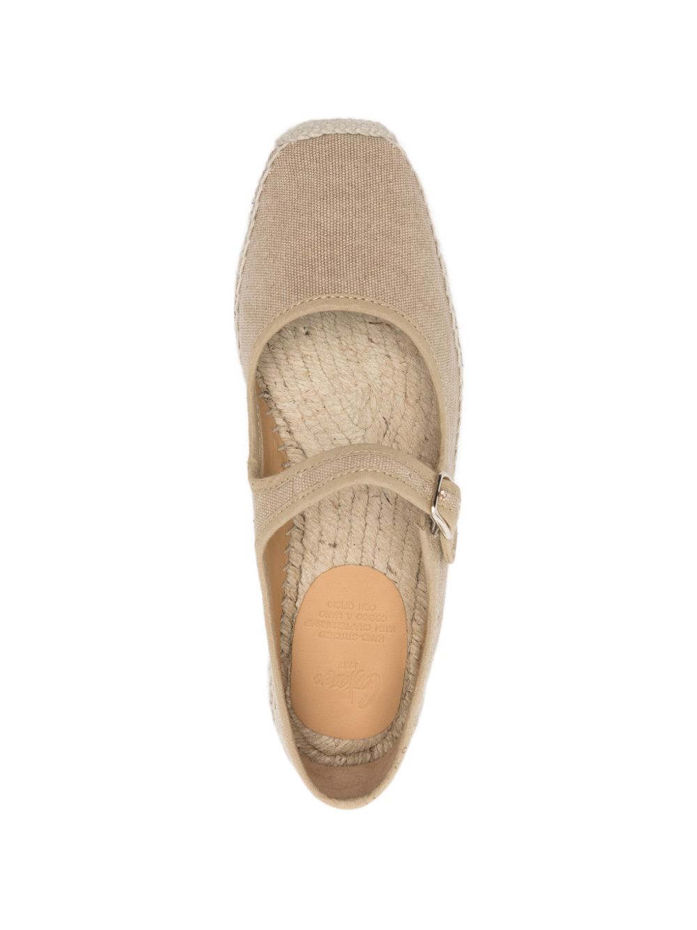 Castañer Flat Shoes — Beige Ballet Flats, New In