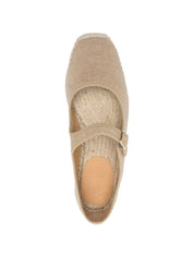 Castañer Flat Shoes — Beige Ballet Flats, New In