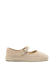 Castañer Flat Shoes — Beige Ballet Flats, New In