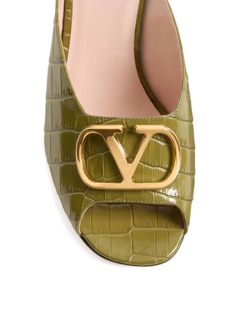Valentino Garavani Sandals — Green 95mm Heel