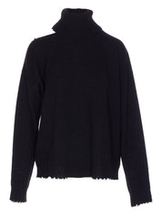 Uma Wang Black Sweater — Wool‑Cashmere Crew Neck