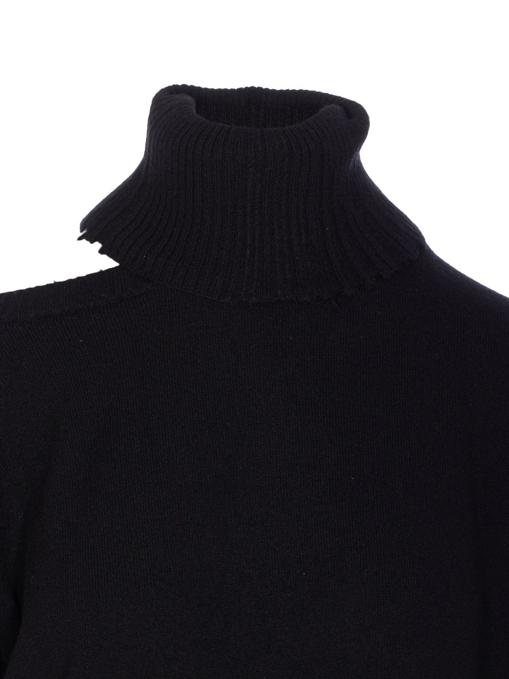 Uma Wang Black Sweater — Wool‑Cashmere Crew Neck