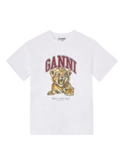Ganni White T-Shirts & Polos — Women's Topwear