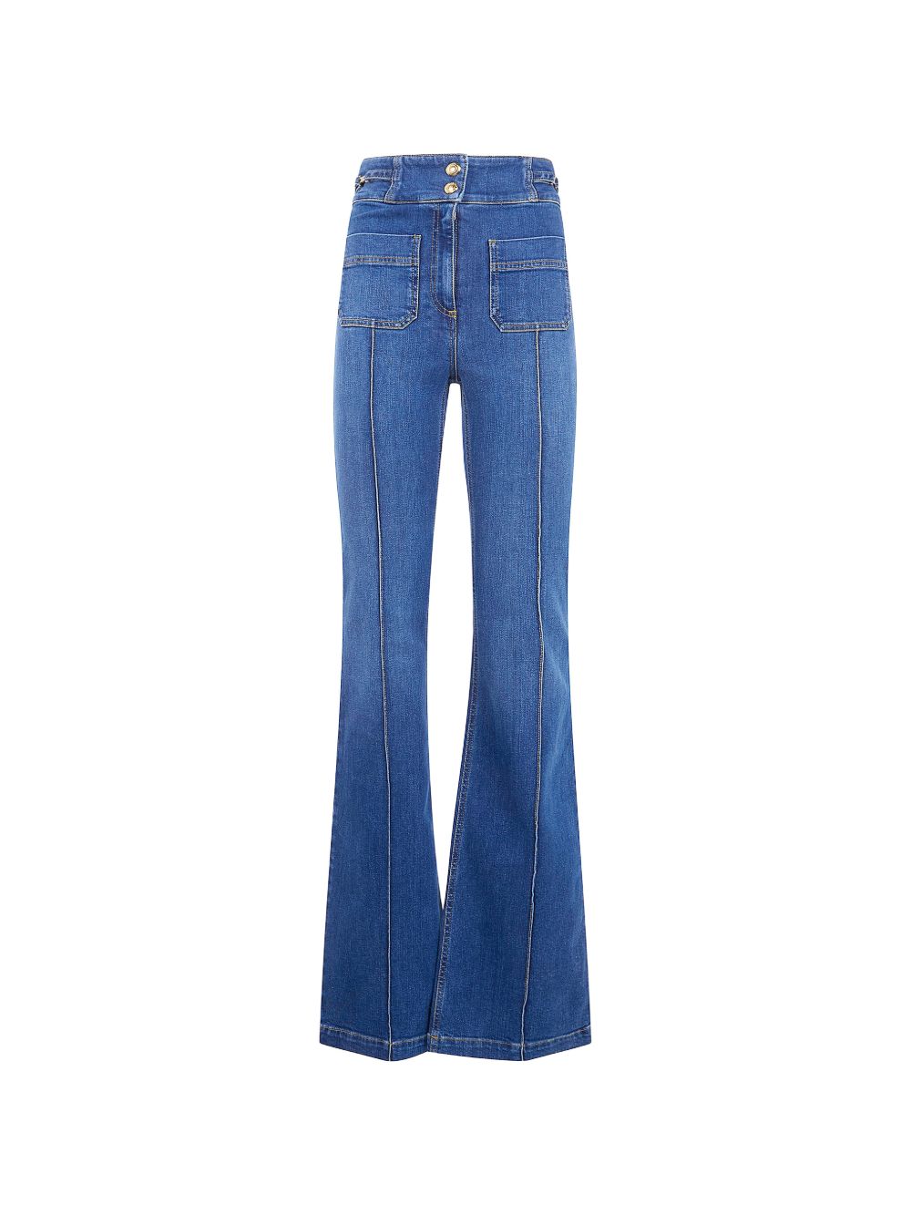 Elisabetta Franchi Jeans — Blue Flared Denim (Women)
