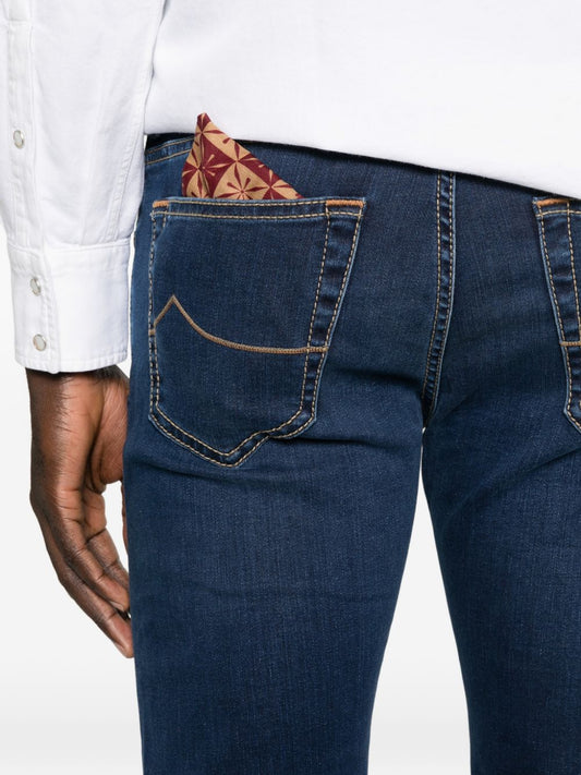 Jacob Cohen Jeans Blue — Super Slim Fit Jeans for Men