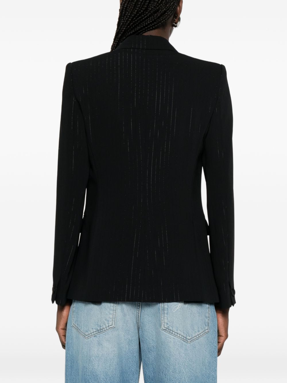 Emporio Armani Jackets — Black Single-Breasted Blazer
